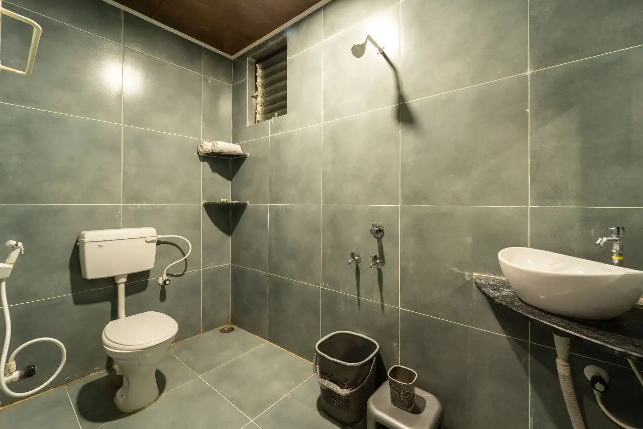 Clean western washroom facility available at Wild Wings Jungle Resort Dandeli